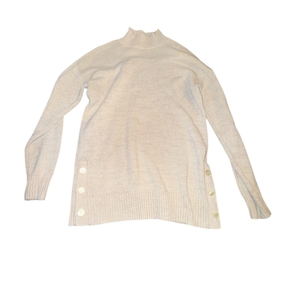 LC Lauren Conrad Soft Cream Turtleneck Sweater - Picture 3 of 7